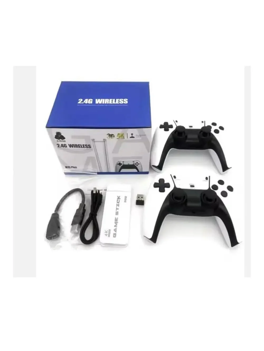 2.4G Wireless Game Controller Set, Dual Gamepad W/ USB Receiver